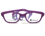 Zoobug Kinder Brille Rahmen ZB1026 783 Gummiert Lila Rechteckig 43-16-115 - £44.17 GBP