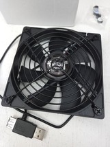  Coolerguys 120x120x25mm 1200RPM USB Fan with Grill  Coolerguys 120x120x... - $9.85