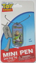 Toy Story Buzz Lightyear Figure Dog Tag with Mini Pen - $6.89