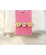 Holiday Lane Gold-Tone Enamel heart &quot;I Love You&quot; Pin M710 $24 - £6.24 GBP