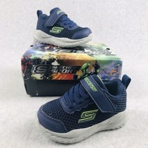 Skechers Sneakers Size 5 Toddler Running Sport Causal Navy/Lime New - £19.42 GBP