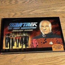&quot;Star Trek Next Generation&quot; Jigsaw Book Board Book Four 96 Piece Puzzles - £4.95 GBP