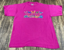 VTG San Antonio, Texas Men’s Pink Short-Sleeve T-Shirt - Intex - Large - £2.73 GBP