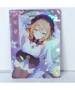 Lisa Silver Holo Premium Waifu Card Anime Girl Art Oversized Board A6 - €11,98 EUR