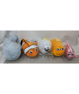 Ganz Webkinz Lil Kinz Water Creature Lot Whale Clown Gold Glitter Fish S... - $22.45