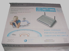 Belkin 2006 Wireless Router F5D9230-4 G Plus MIMO 54 Mbps 4 Port 10/100 ... - $12.86