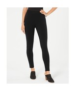 Style &amp; Co Womens Petite PL Deep Black Mid Rise Leggings Pants NWT BV61 - $26.87 CAD