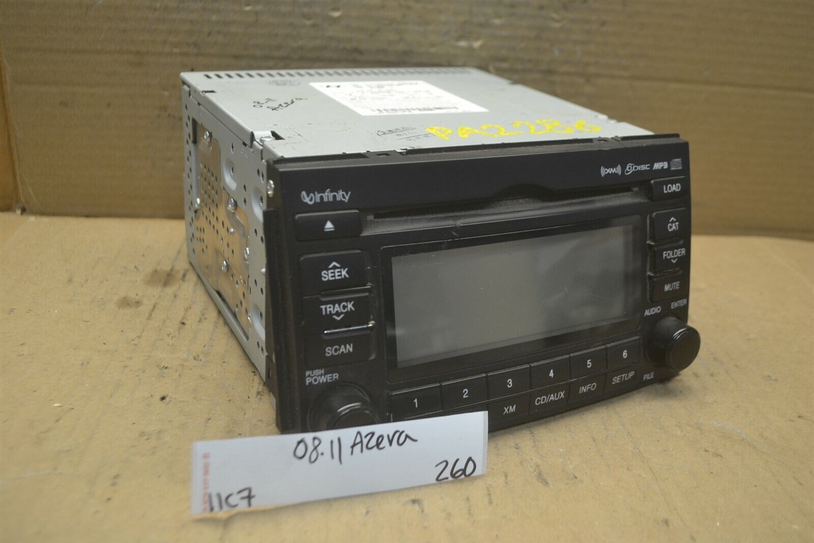 08-11 Hyundai Azera CD Player Stereo Radio Unit 961963l150k7 Module 260-11C7 - £47.17 GBP