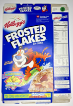 1999 Empty Frosted Flakes Breakfast Party Offer 20OZ Cereal Box SKU U198/216 - £14.93 GBP