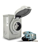 Power Inlet Box 50 AMP for 3 Prong generator cord, weatherproof, camping... - €38,94 EUR