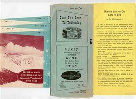 Grand Imperial Hotel Brochures Silverton Colorado 1950&#39;s Narrow Gauge Tr... - $37.59