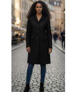 Very Cute Michael Kors Black Coat Size 6 Made Italy - $98.99