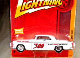 2009 Johnny Lightning JL#4 1955 CHRYSLER 300C White w/Chrome Spoke Wheels - £11.36 GBP