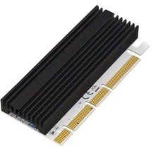 Nvme Adapter M.2 Pcie Ssd To Pci-E X4/X8/X16 Converter Card With Heat Si... - £16.43 GBP