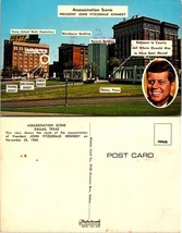 Texas(TX) Dallas John F. Kennedy Assassination Scene View Points VTG Postcard - £7.49 GBP