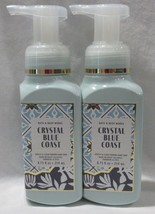 Bath &amp; Body Works Gentle &amp; Clean Foaming Hand Soap Set Lot 2 Crystal Blue Coast - £18.84 GBP