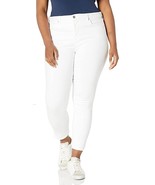 NYDJ White Ami Skinny Ankle w/Cuff Lift &amp; Tuck Denim Jeans Plus Size 20W... - £60.49 GBP