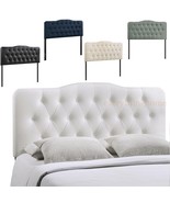 Modern Queen Arch Headboard Upholstered Button Tufted Fabric Or Vinyl - ... - €109,53 EUR+