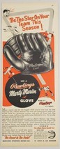 1954 Print Ad Rawlings Marty Marion Baseball Gloves St Louis,MO Los Angeles,CA - £13.88 GBP