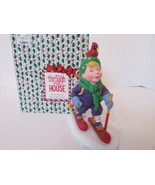 DEPT 56 93338 FIGURINE STEVEN SKIS ON NEW FALLEN SNOW 4.75&quot; MIB - $14.80