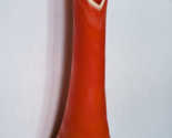 Vintage MCM LE Smith 31” Bittersweet Nubby Butt Ribbed Swung Vase Large - $899.00
