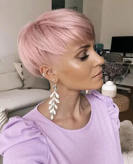 Tic mixed pink wig mixed colored hairstyle short hair wigs for women purreque pink hair thumb200