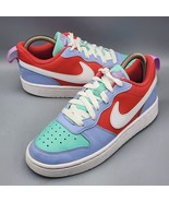 Nike Court Borough Low Recraft (GS) Shoes Blue Green Red DV5456 400 - Si... - $38.69