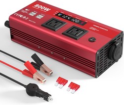 800W Power Inverter 12V Dc To 110V Ac For Car, Vehicles, Rv, Truck, Outdoor, - $79.91