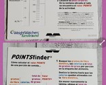 Weight Watchers Points Booster Finder Combo Slide Card Tool TurnAround WW - $34.60