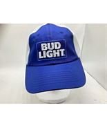 new Vintage Bud Light Beer Trucker Hat Mesh Snapback Blue VTG - $10.55 CAD