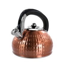 MegaChef 3 Liter Stovetop Whistling Kettle in Copper - £35.68 GBP