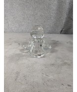 Vintage Glass Christmas Angel Girl Shelf Decor 4&quot; Tall - $11.98