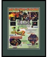TRAC / Monsterseed / Star Soldier 1999 PS1 11x14 Framed ORIGINAL Adverti... - £27.17 GBP