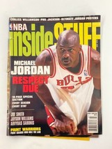 NBA Inside Stuff Magazine July 1998 Michael Jordan w Poster No Label - £11.17 GBP