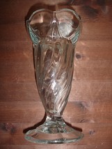 Sowerby Art Deco Flint Pressed Glass Vase . - $23.70