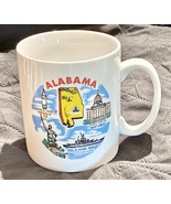 VINTAGE ALABAMA STATE MUG Coffee Cup SOUVENIR - $13.72 CAD