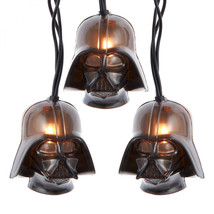 Star Wars Darth Vader 11.5&#39; UL 10-Light Set Black - £36.06 GBP