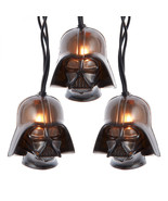 Star Wars Darth Vader 11.5&#39; UL 10-Light Set Black - £33.64 GBP