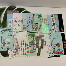 Vintage y2k Sticktopotamus Stickers Lot Hawaii Metallic Sparkle Unicorns... - $328.21 MXN