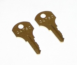 2 - CAT60 Electrical Breaker Panelboard Keys fit Corbin GE Trumbull Squa... - £8.64 GBP