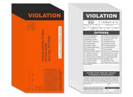 Fake Parking Tickets Prank - Qty 25, Joke Violation Parking, Funny Gag Pretend P - £15.71 GBP