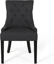 Christopher Knight Home Cheney Dining Chair, Gray + Dark Brown - £247.79 GBP