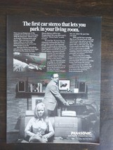 Vintage 1969 Panasonic Home Stereo Full Page Original Ad 1223 - £5.43 GBP