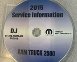 2015 Dodge RAM Camion 2500 Service Information Réparation Atelier Manuel CD - $144.54