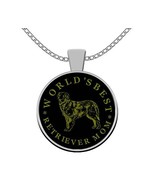 Omtheo Retriever Necklace - Dog Lover Gift For Women - Worlds Best Mom - €21,23 EUR
