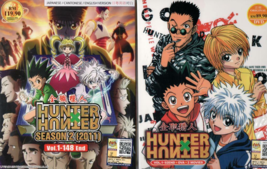 Anime DVD Hunter X Hunter Season 1+2 Vol.1-240 End + OVA + 2 Movies English Sub  - £59.64 GBP