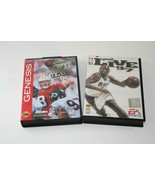 Two Sega Genesis Games - NFL Quarterback Club 96 and NBA Live 97 (No Man... - £7.75 GBP
