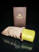 Brizard and Co Ostrich Matcha Green Cigar Case NIB - £310.71 GBP