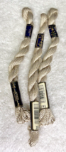 3 MINT Anchor Perle Pearl Cotton #391 Taupe Embroidery Floss Vintage Skein - $9.41