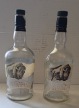 Lot of 2 EMPTY Buffalo Trace Bourbon Bottles 750ml Decorative Nevermore ... - $16.99